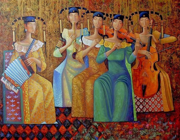 Монголы живопись