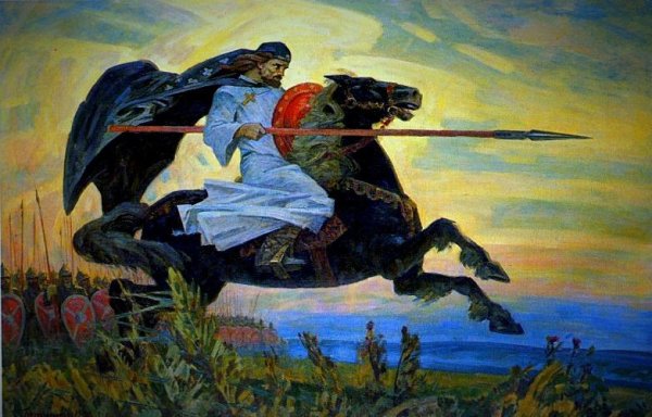Монах Пересвет в Куликовской битве