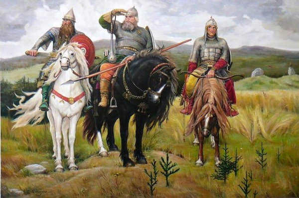 Три богатыря Васнецов