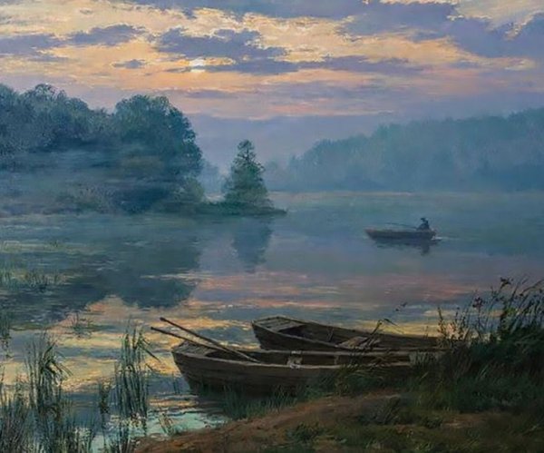 Художник Станислав Брусилов туман