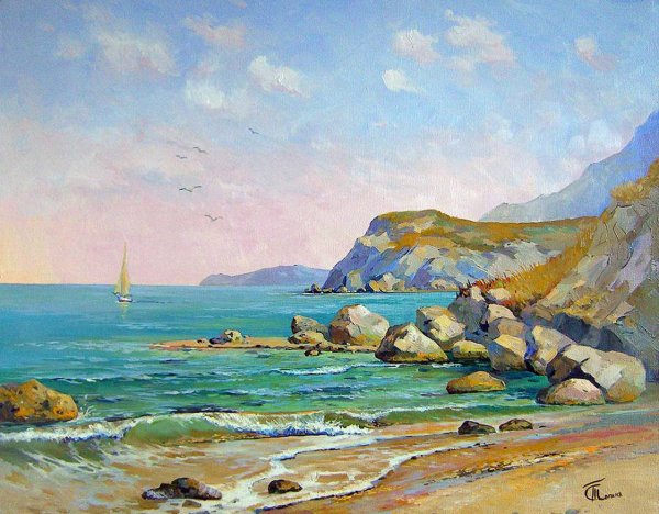 Татьяна Сопина.крымские пейзажи