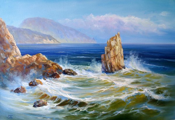 Художник Амбурский Крым