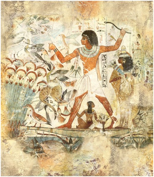 Ортогональная живопись древнего Египта