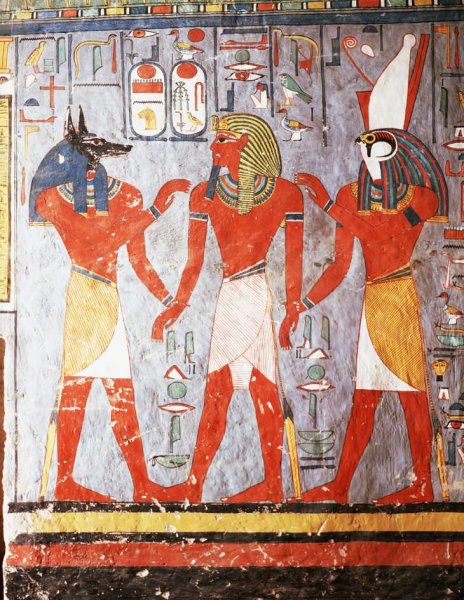 Осирис египетские фрески