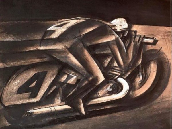 Футуризм мотоцикл 20 век