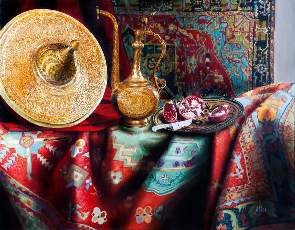 Иранский художник ходжат Шакиб