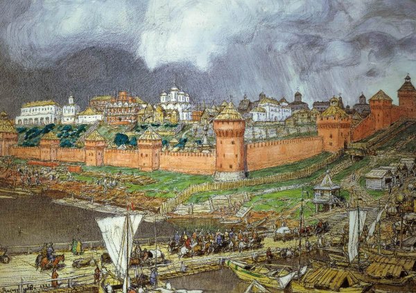 Аполлинарий Васнецов Москва 14 века