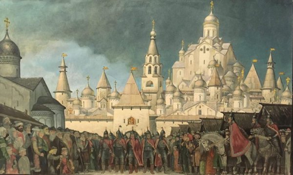 Аполлинарий Васнецов Москва в 16 веке