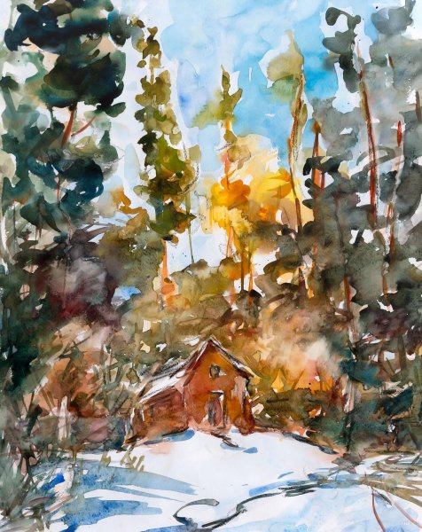 Владимир Васильев акварели