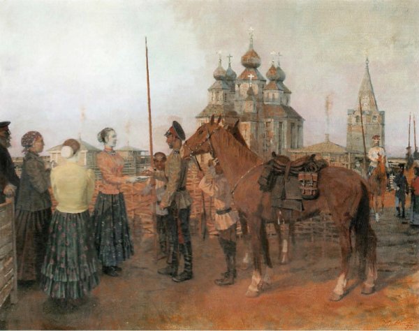 Картины маслом казаки