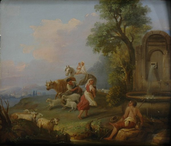 Пейзаж Италия живопись 19 век