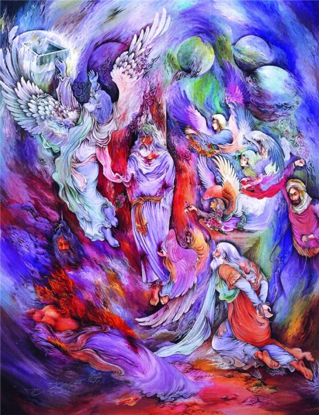 Иранская живопись миниатюра