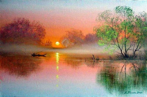 Юшкевич Виктор Николаевич летний пейзаж