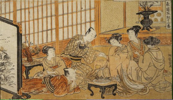 Чайная церемония в Японии 17-18 века