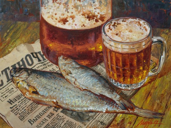 Пиво в живописи