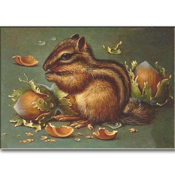 Мовчан художница Яна животные белки