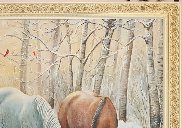 Доброе зимнее утро картины художников