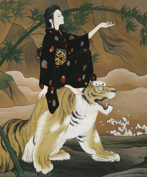 Нихонго японская живопись