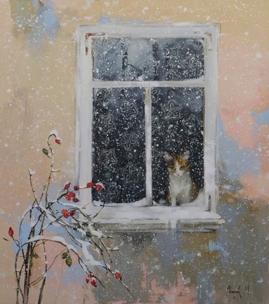 Картины Чепелевой Марии кошки