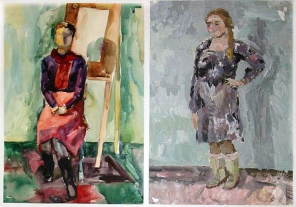 Этюд фигуры человека Академическая живопись