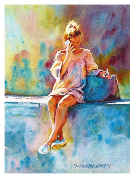 Фигура в интерьере живопись