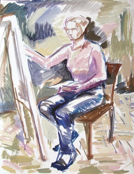 Фигура человека живопись