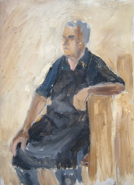 Этюд фигуры человека Академическая живопись