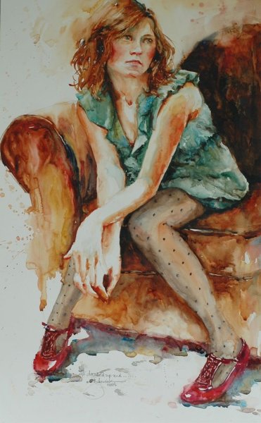 Живописный Этюд фигуры человека