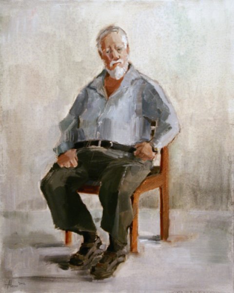 Этюды фигуры человека акварелью в ДХШ