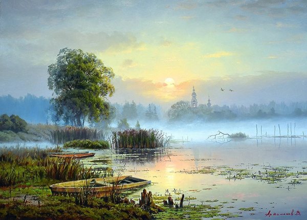 Художник Артамонов Валерий пейзажи