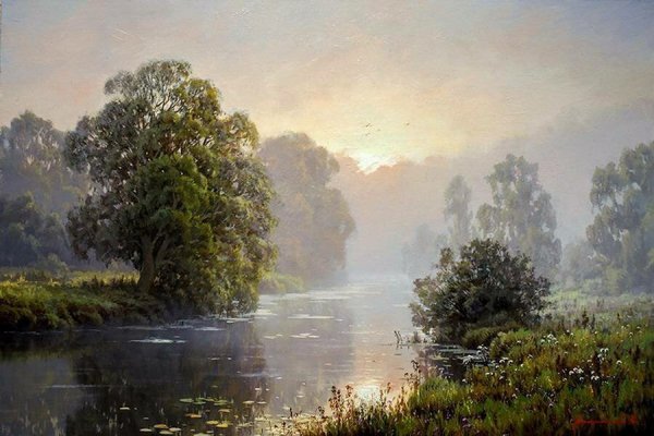 Акварелист Валерий Артамонов