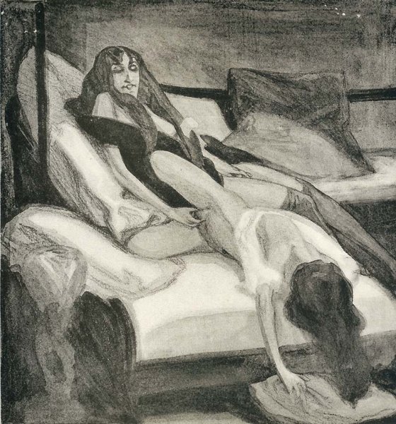 Картины художников про онанизм