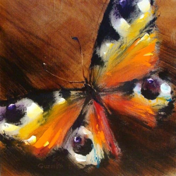 Художник Павел Гузенко бабочки
