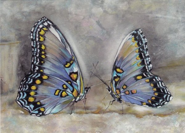 Бабочки картины художников