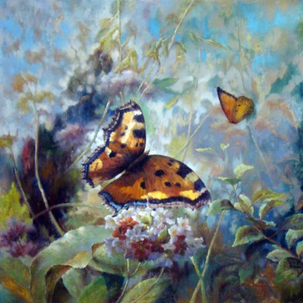 Поленов бабочки картина