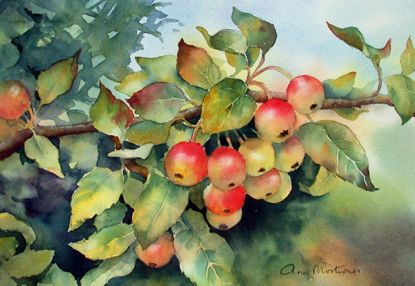 Танец цветов на акварелях Энн Мортимер