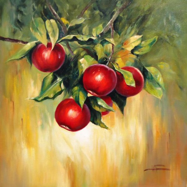 Васнецов ветка яблони