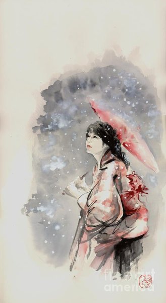 ЮКО Нагаяма акварель