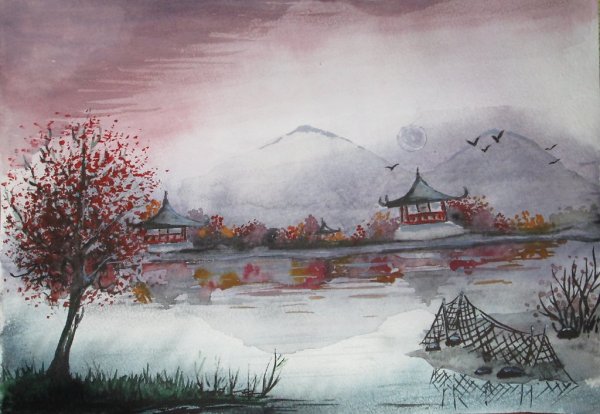 Японская акварель