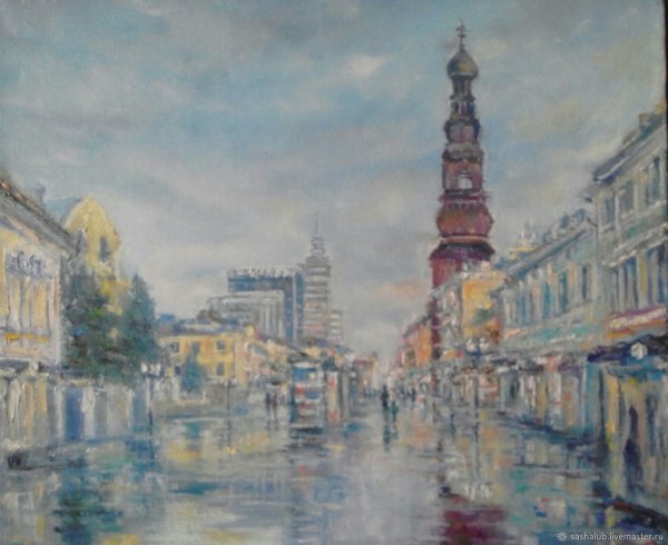 Мечеть кул Шариф маслом