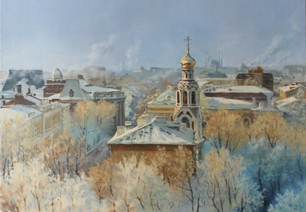 Казань картина маслом