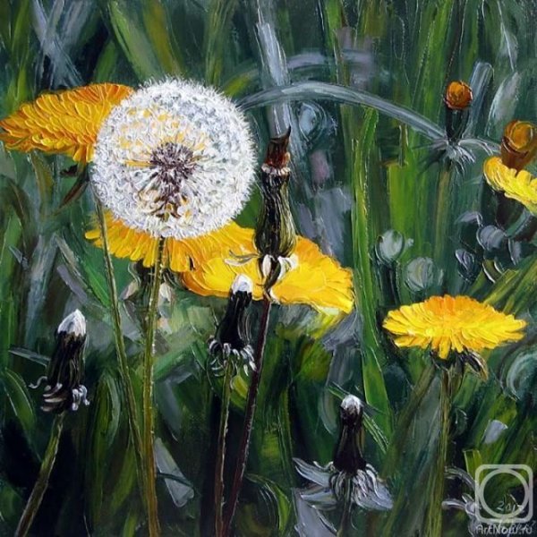Живопись Ларисса Гамильтон , одуванчики