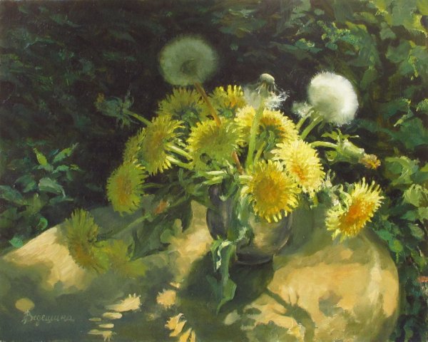 Художник Ведешина одуванчики