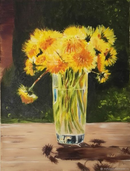 Одуванчики художник Андрияка