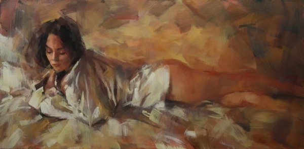 Современная живопись девушка в экстазе