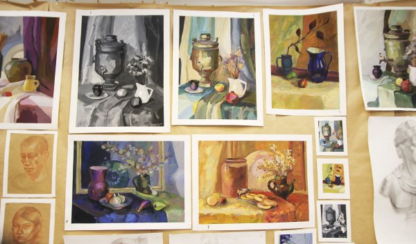 Живопись студентов Строгановки