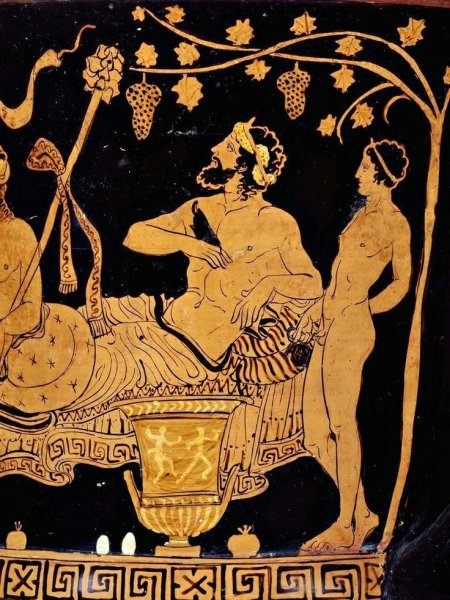 Греческий вазопись Дионис