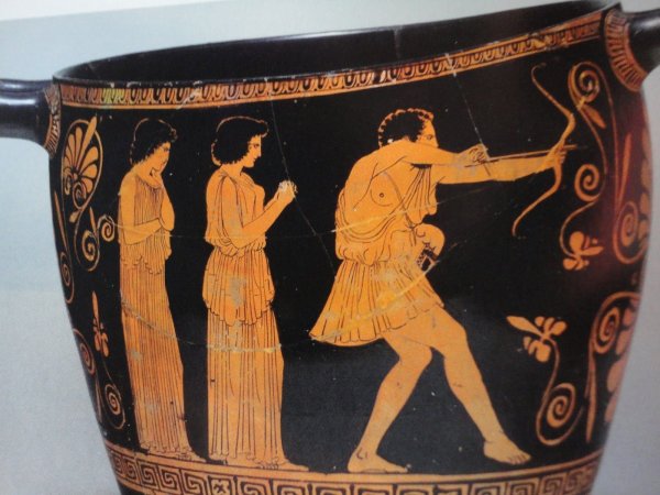 Афина богиня Греческая вазопись