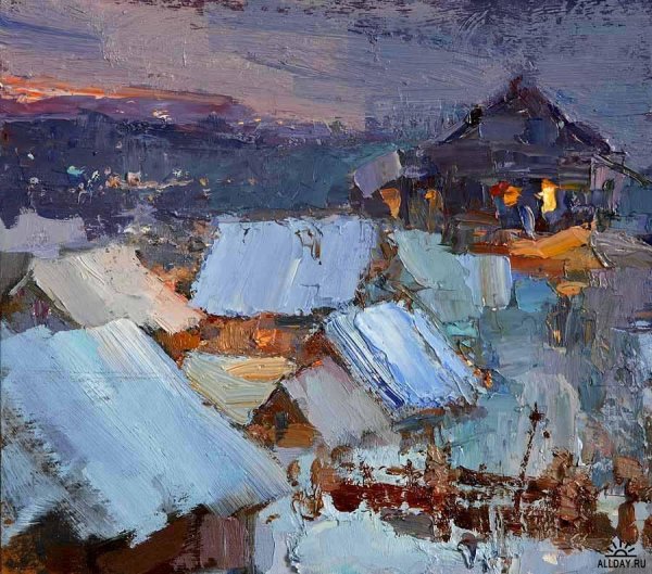 Художник живопись Вячеслав Короленков пейзаж