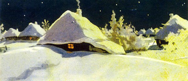 Иллюстрации Бубнова ночь перед Рождеством